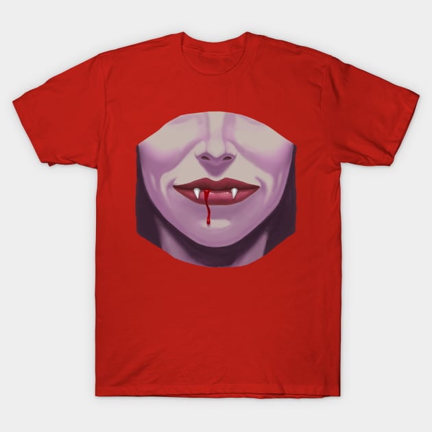 The Lady Vamp Mask & T-Shirt by BeveridgeArtworx